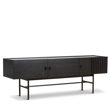 WOUD Array Lav Skænk Sort - 150