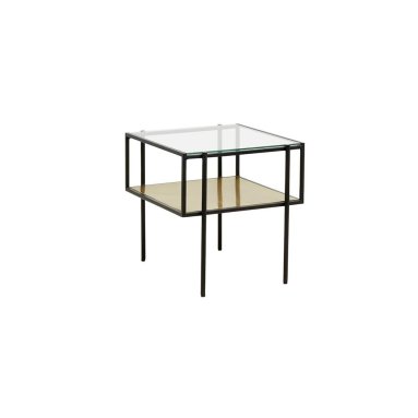 NORDAL PARANA SOFABORD SORT/GYLDEN - 45